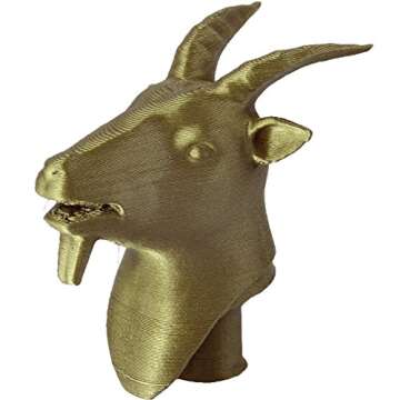 Gizmo Dorks 1.75mm Metal Bronze Filament, 1 kg for 3D Printers