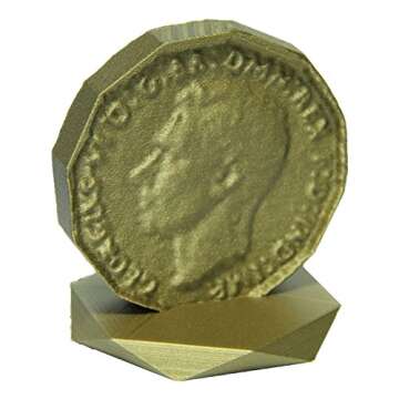 Gizmo Dorks 1.75mm Metal Bronze Filament, 1 kg for 3D Printers