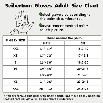 Seibertron Pro 3.0 Elite Football Gloves - Comfort & Grip