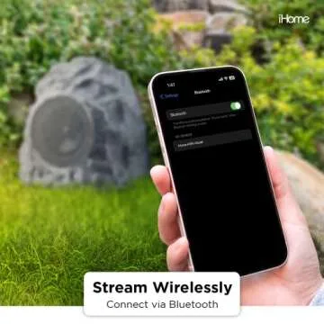 iHome Rock Speakers - Waterproof and Wireless for Outdoors