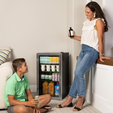 NewAir Mini Beverage Refrigerator with Adjustable Shelves