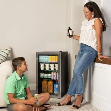 NewAir Mini Beverage Refrigerator with Adjustable Shelves