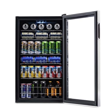 NewAir Mini Beverage Refrigerator with Adjustable Shelves