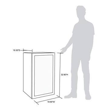 NewAir Mini Beverage Refrigerator with Adjustable Shelves