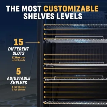 NewAir Mini Beverage Refrigerator with Adjustable Shelves