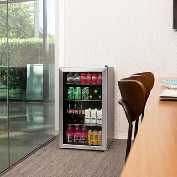 NewAir Mini Beverage Refrigerator with Adjustable Shelves