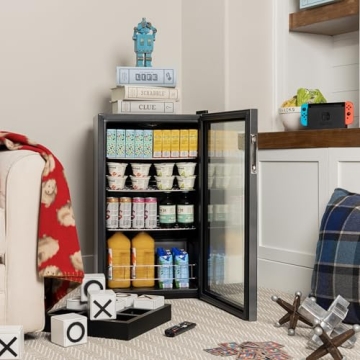 NewAir Mini Beverage Refrigerator with Adjustable Shelves
