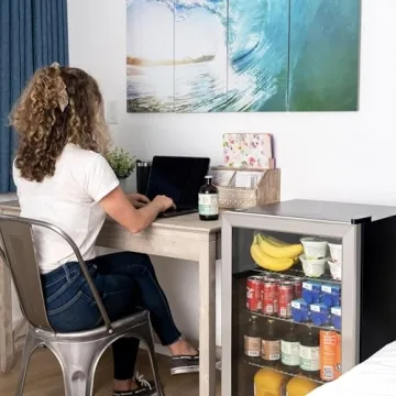 NewAir Mini Beverage Refrigerator with Adjustable Shelves