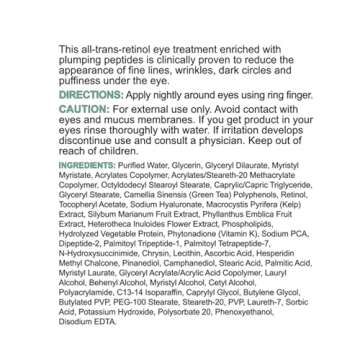 Replenix Age Restore Anti-Wrinkle Retinol Eye Repair, Medical-Grade Anti-Aging Eye Cream for Fine Lines, Dark Circles & Puffiness (0.5 fl. oz)