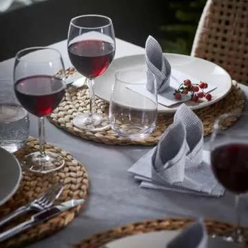 Red Wine Glass By Ikea- Svalka Series SET OF 6, 10 0Z