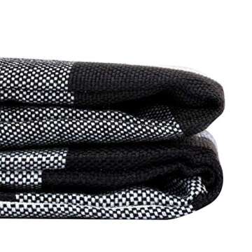 MKLFBT Pack of 2 Farmhouse Decor Christmas Pillow Covers 18 x 18 Black White Buffalo Checked Plaids Fall Throw Pillow Covers Cushion Covers for Sofa Couch Outdoor Camping