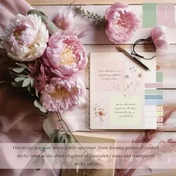 Transparent Sticky Notes,920 Sheets Waterproof Clear Sticky Notes,Clear Post It Notes Transparent for Bible Study Supplies,Office School Supplies,Book Annotation