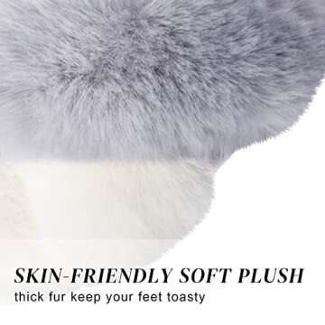 Parlovable Women's Cozy Fuzzy Slippers - Stylish Comfort in Every Step