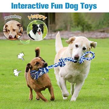 Durable UPSKY Dog Rope Toys for Dental Care & Fun