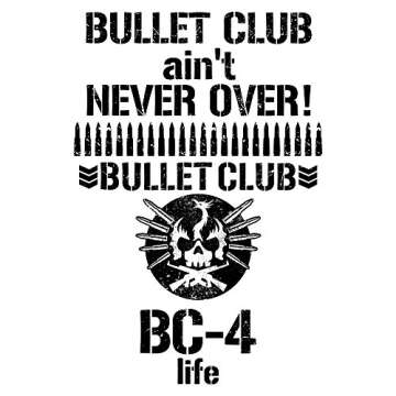 Adult Mens/Unisex New Japan Pro Wrestling Bullet Club Soft HQ Tee - White