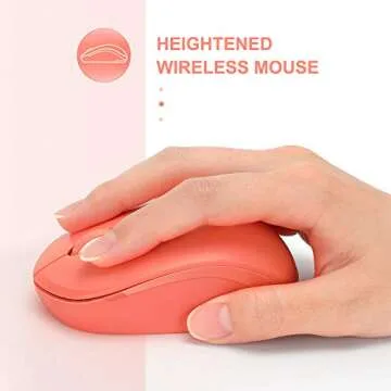 Seenda Wireless Mouse - Portable Noiseless Computer Mouse