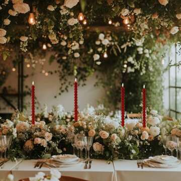 MAITREYA Ivory Spiral Taper Candles - Set of 4 for Decor and Events