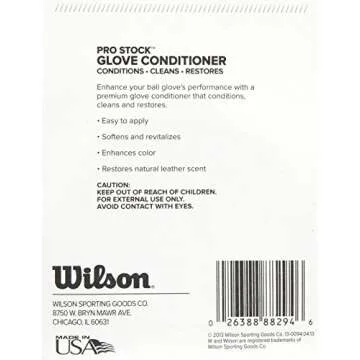 Wilson Pro Stock Baseball Softball Glove Conditioner 1 oz