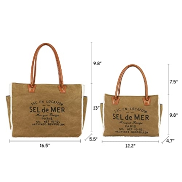 Lamyba Vintage Canvas HandBag for Travel and Daily Use