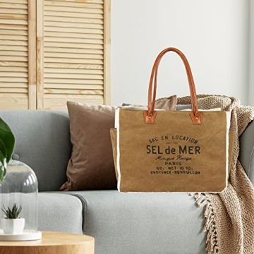 Lamyba Vintage Canvas HandBag for Travel and Daily Use