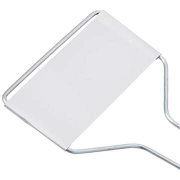 Bosmere Zinc Plant Markers for Vegetables, Herbs, Seedlings, Flowers, Large-Faced Metal Plant Markers with Carbon Pencil Included, 10 Inches High (Pack of 20)