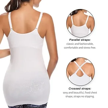 Comfortable Nursing Tank Tops with Built-In Bra
