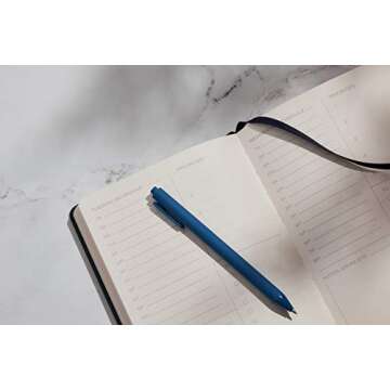 ANECDOTE. Gel Pens, Black Ink Gel Pens (12 pack), Retractable Pen Set, Cute Pens, Fine Point Gel Pens (0.5mm), Smooth Writing Pens with a Chic & Fun Design, Pens for Journaling, Made (Set of 12)