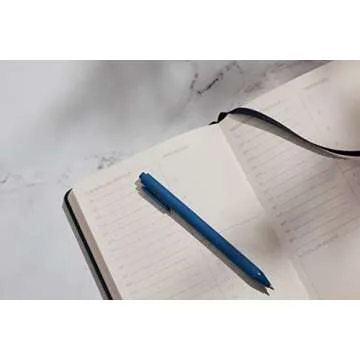 ANECDOTE. Gel Pens, Black Ink Gel Pens (12 pack), Retractable Pen Set, Cute Pens, Fine Point Gel Pens (0.5mm), Smooth Writing Pens with a Chic & Fun Design, Pens for Journaling, Made (Set of 12)