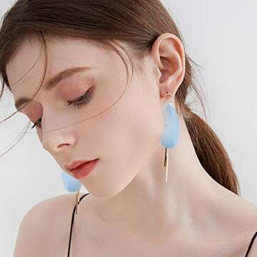 600 Pieces 3-5 Inch Colorful Feathers Multi-Color Craft Feathers for DIY Earring Jewelry Wedding Party Decoration Feather Windbell Mask Arts and Crafts Projects Home Decoration(Colorful)