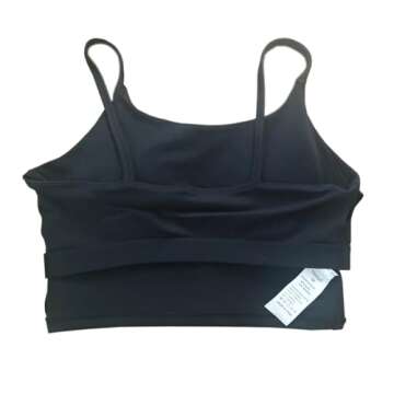 Nesyd Women Padded Sports Bra Longline Workout Yoga Fitness Gym Running Crop Tank Top Underwear