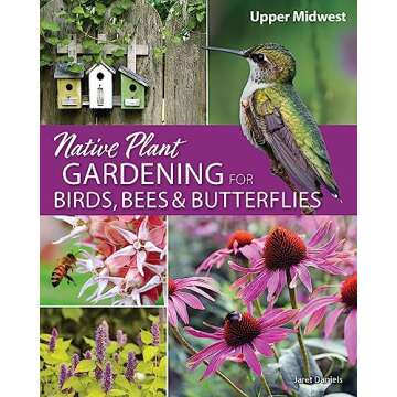 Native Plant Gardening for Birds, Bees & Butterflies: Upper Midwest (Nature-Friendly Gardens)