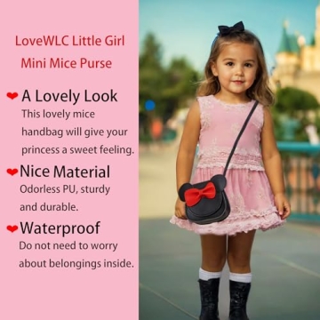 LoveWLC Adorable Mouse Purse for Little Girls