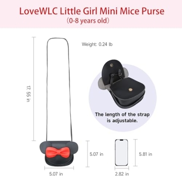 LoveWLC Adorable Mouse Purse for Little Girls