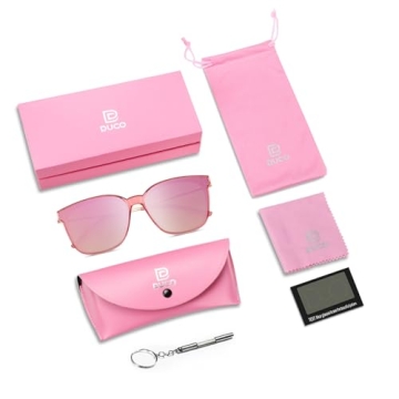 Stylish DUCO Retro Round Sunglasses with UV400 Protection