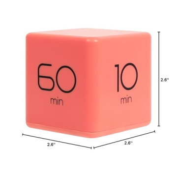 mooas Cube Timer - Stylish Flip Timer for Productivity