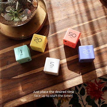 mooas Cube Timer - Stylish Flip Timer for Productivity