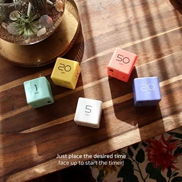 mooas Cube Timer - Stylish Flip Timer for Productivity