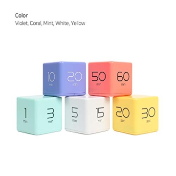 mooas Cube Timer - Stylish Flip Timer for Productivity