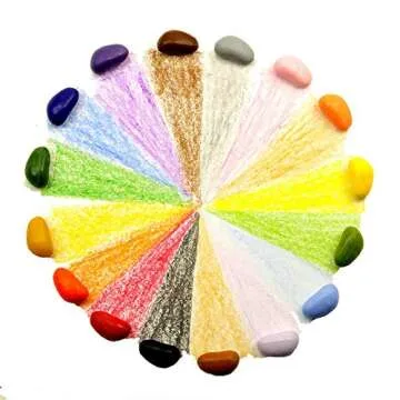 Crayon Rocks Just Rocks in a Box, 16 Colors, Tripod Grip Crayons Made For Handwriting Development in Kids and Toddlers, Fun & Educational, Creative Activity, 4 of Each Color - 64 Count