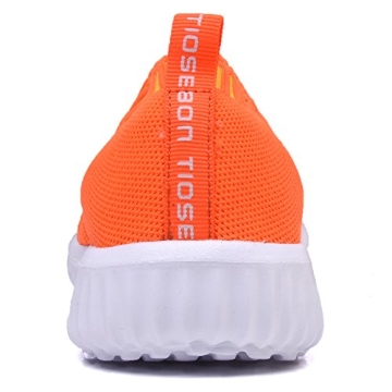 TIOSEBON Women's Athletic Walking Shoes Casual Mesh-Comfortable Work Sneakers 5 US Orange