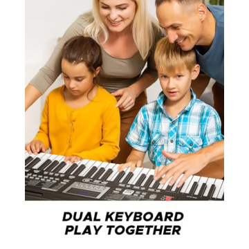 Starfavor 61 Key Electric Keyboard with Complete Bundle