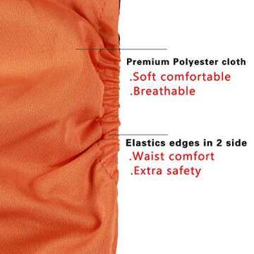 JoyDaog Belly Bands for Male Dogs - Pack of 3 Washable