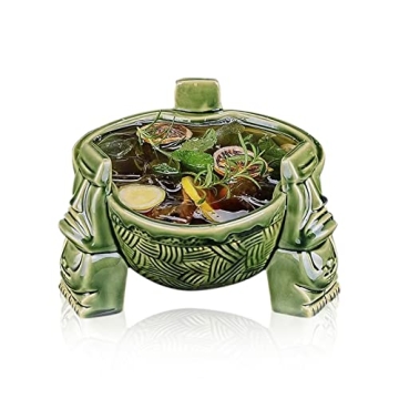 WINISH Punch Bowl Scorpion Bowl – 32Oz Tiki Bowl for Parties, Cocktails, and Gatherings