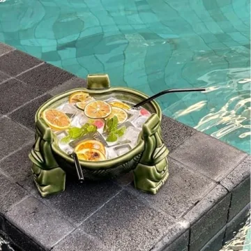 WINISH Tiki Bowl 32oz Perfect for Parties and Cocktails