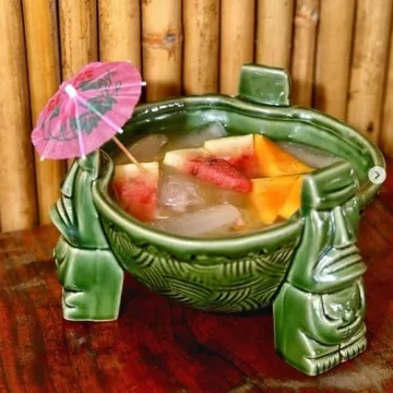 WINISH Tiki Bowl 32oz Perfect for Parties and Cocktails