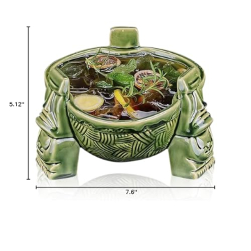 WINISH Tiki Bowl 32oz Perfect for Parties and Cocktails