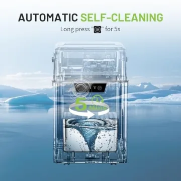 KEENSTAR Nugget Ice Maker - Soft Chewable Ice in 5 Mins