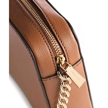 Michael Kors Jet Set Leather Crossbody Bag - Luxury
