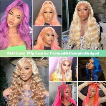 Nicele Ann 613 Lace Front Wig Human Hair Body Wave 360 Lace Front Wigs Human Hair 200 Density 360 HD Lace Front Wigs Human Hair Pre Plucked With Baby Hair (20 Inch,Body Wave)