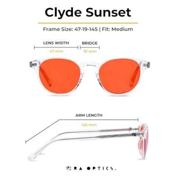 Ra Optics Clyde Frame - Premium Blue Light Glasses